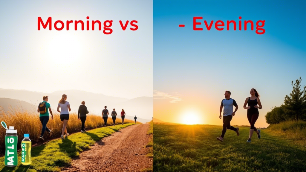 Morning Walk Vs Evening Walk